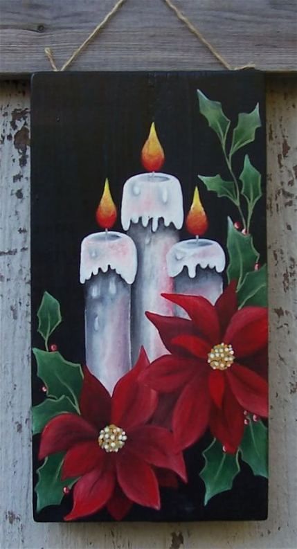 christmas acrylic Painting Ideas 