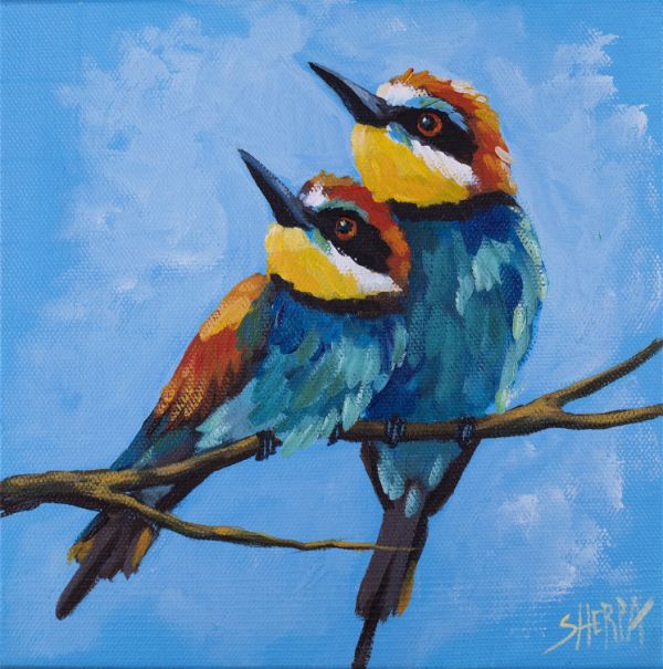 acrylic bird Painting Ideas 