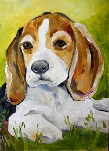 Easy dog Painting Ideas for Beginners