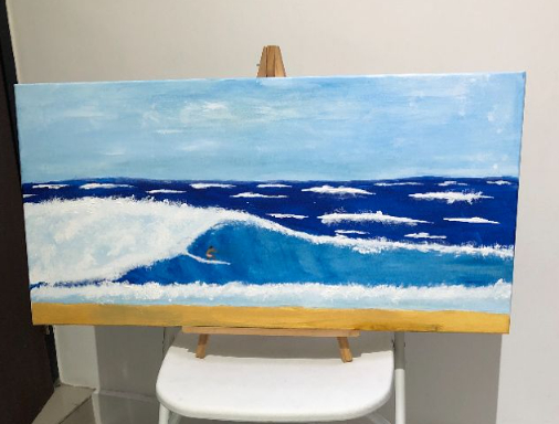easy acrylic Painting Ideas ocean