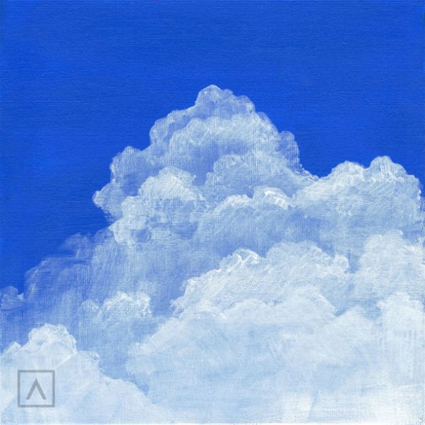 easy acrylic Painting Ideas sky