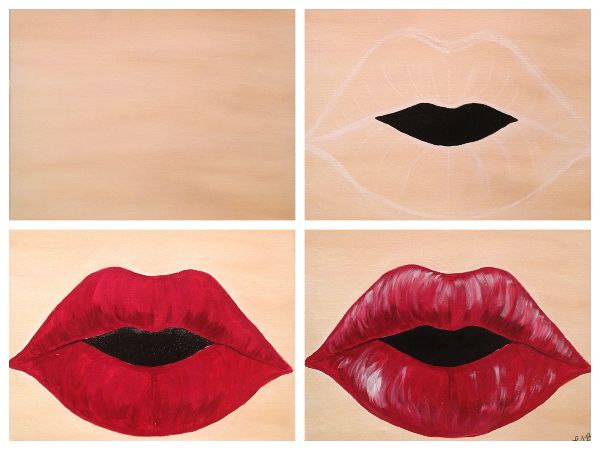 easy acrylic Painting Ideas 