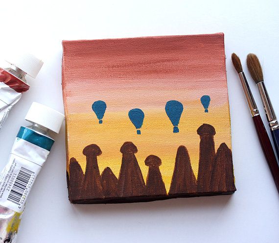 easy acrylic Painting Ideas 