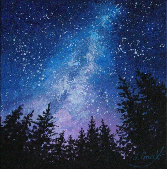 Night Painting Ideas For Beginners at James Brasher blog