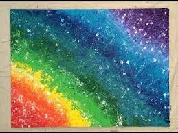 easy acrylic Painting Ideas rainbow