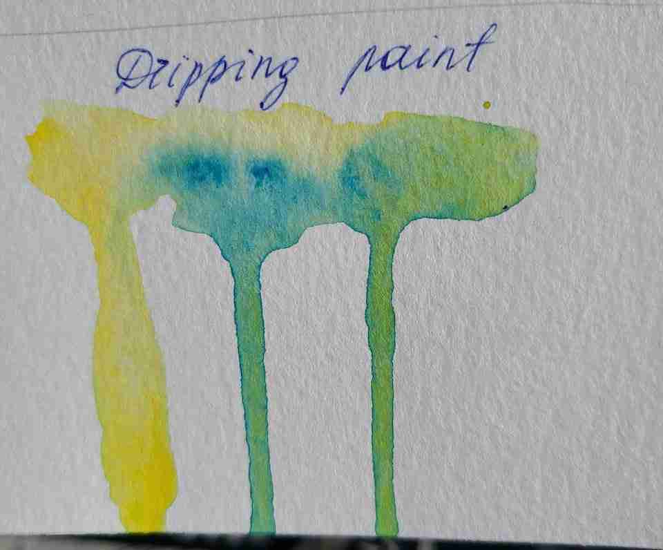 acrylic painting techniques dripping paint