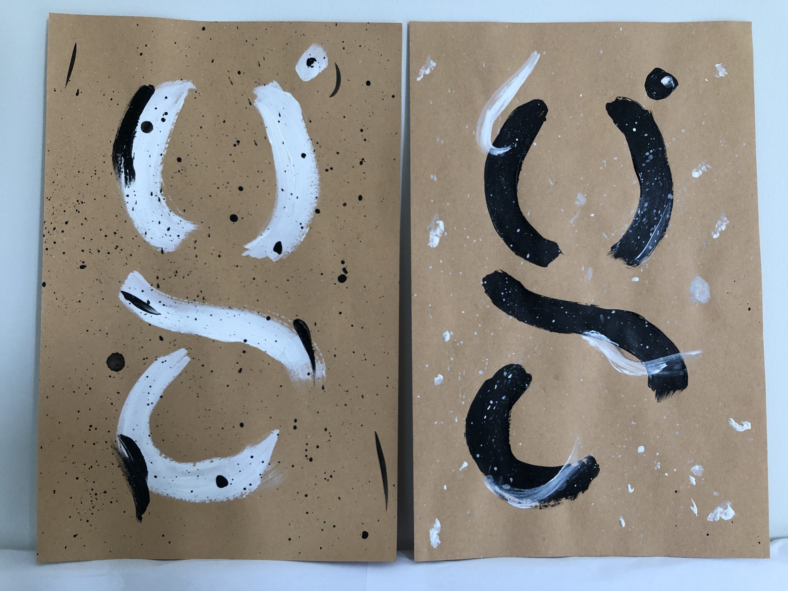 60 Cool and Easy Black and White Painting Ideas | Acrylic Painting School