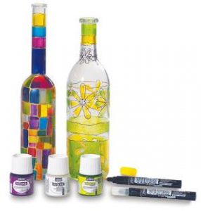 How to Paint Glass Bottles With Acrylic | Acrylic Painting School