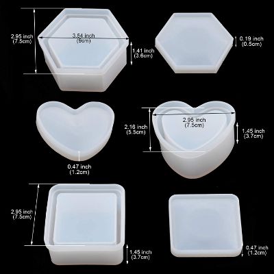 2 pack set of 6 pcs 3 Sets 3 Sizes Bath Bomb Mold 5.5cm ,6.5cm, 7.5cm.