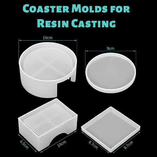 DIY Home Decoration Silicone Mold for Tray Rune Divination Plate Resin Mold Geometry Plate Mold Resin Mold Coaster Table Mat Resin Mold