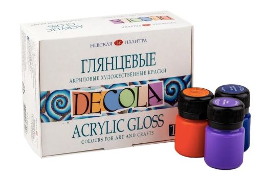Лучшая акриловая краска для ткани - DECOLA