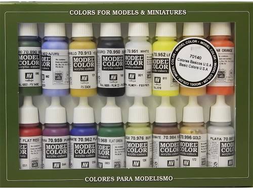 Vallejo Basic paint set for miniatures