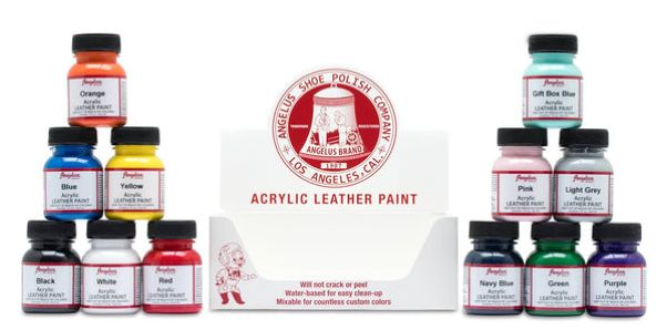 Smalltongue 14 Colors Acrylic Leather Paint Kit for Shoes Sneaker Couches  Bag