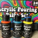 Great for Pouring - Hippie Crafter Acrylic Paint Review [3 Video Included]