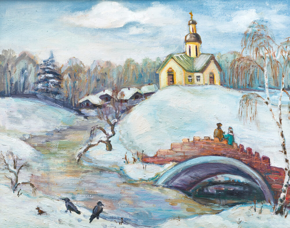 Winter Landscape with a Church