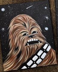 chewbacca Star Wars Painting Ideas