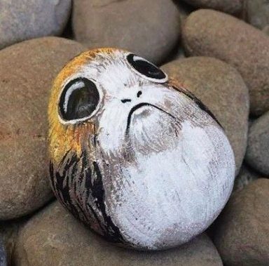 porg Star Wars Painting Ideas