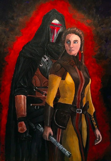 bastila khan Star Wars Painting Ideas