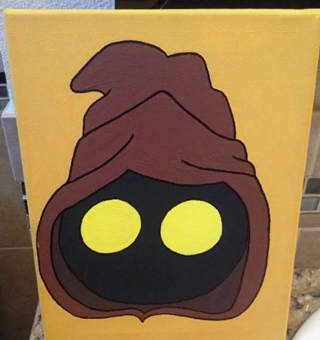 jawa Star Wars Painting Ideas