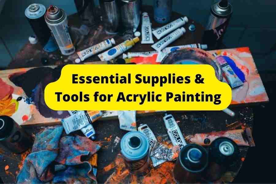 Canvas painting supplies #canvas #painting #supplies  Acrylic painting  basics, Painting supplies list, Basic painting