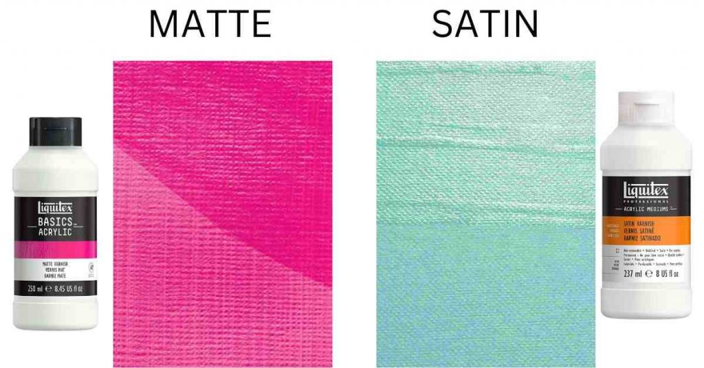 Satin vs Matte Varnish