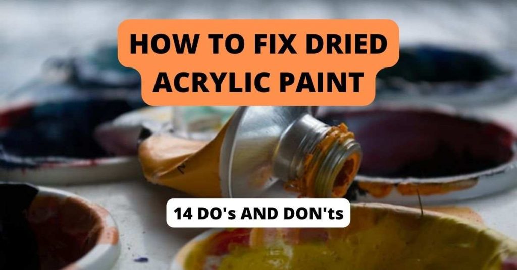 How to Rehydrate Acrylic Paint
