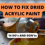 how to rehydrate acrylic paint