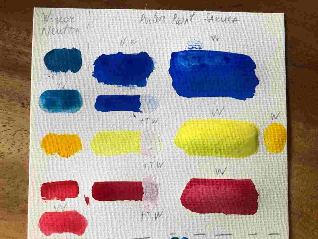 The Difference Between Watercolor, Gouache, and Poster Color Paints