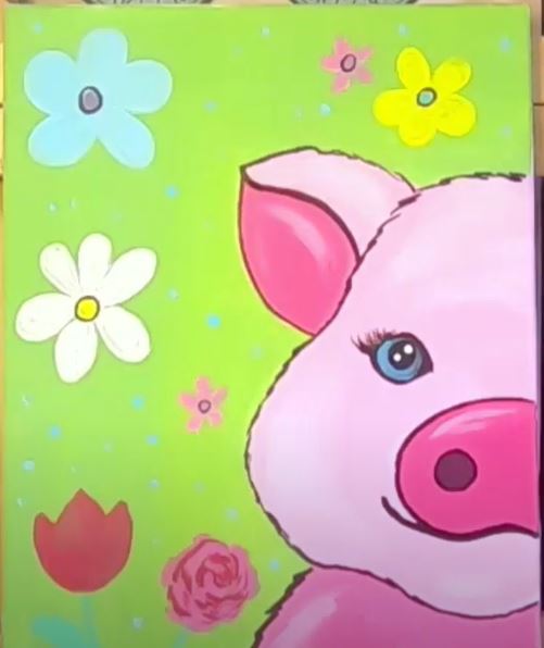 spring painting ideas for kids