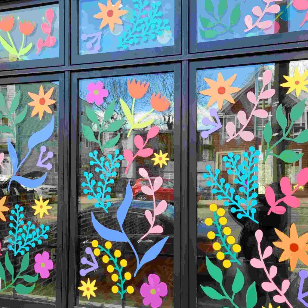 spring painting ideas windows