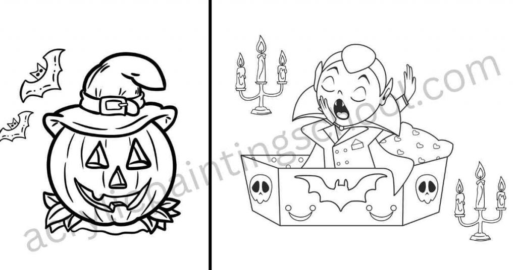 halloween coloring pages for kids