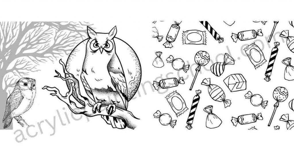 spooky halloween coloring pages