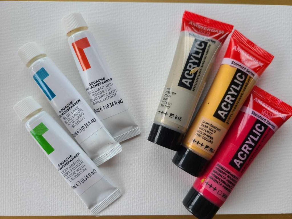 Gouache Vs Acrylic: What’s the Difference, and Which is Best for Beginners?