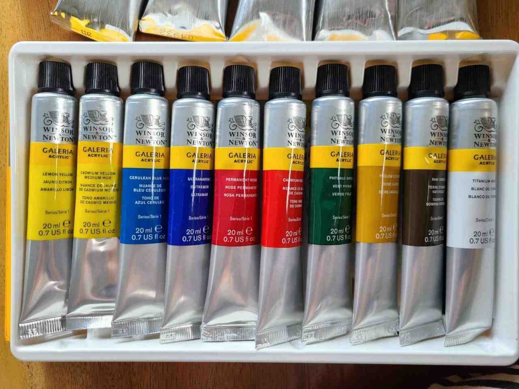 Winsor and Newton Galeria Acrylic Paint Review