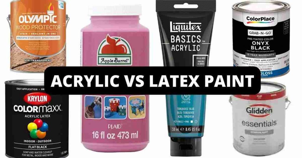 What's The Difference Between Acrylic and Latex Paint? Explained