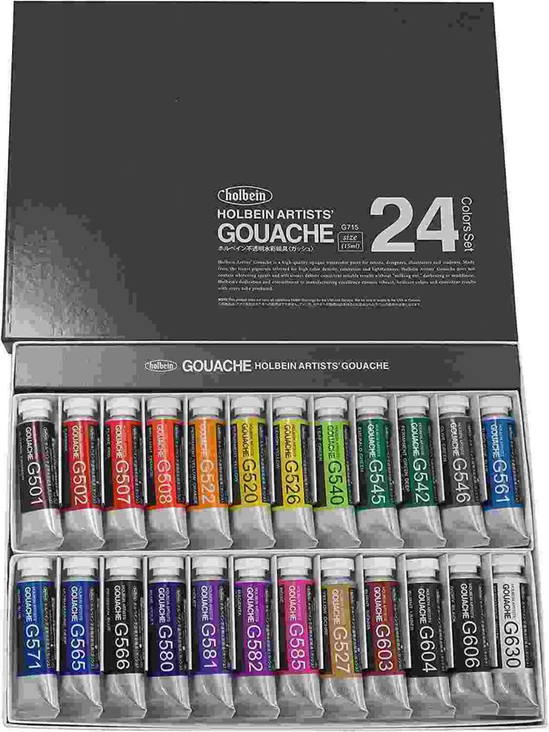 Best gouache paints for professionals