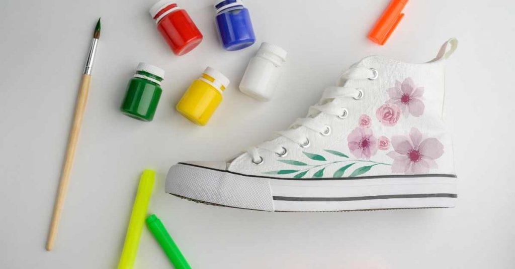 Acrylic paint on hot sale shoes waterproof