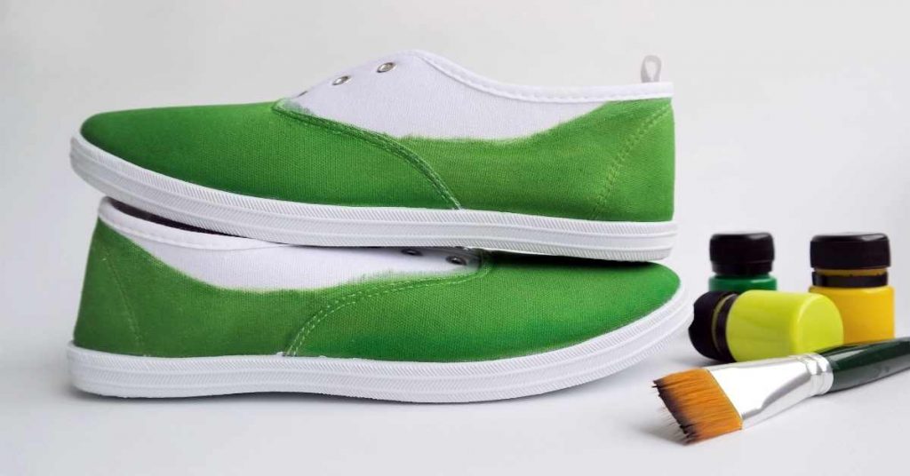 Can i paint my hot sale shoes with acrylic paint