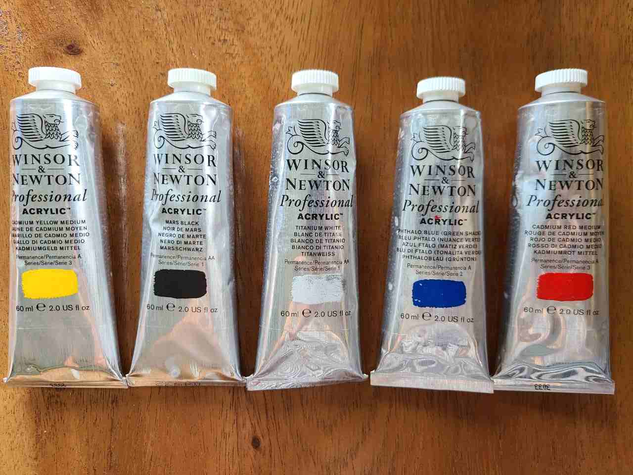 winsor and newton professional acrylic paint review