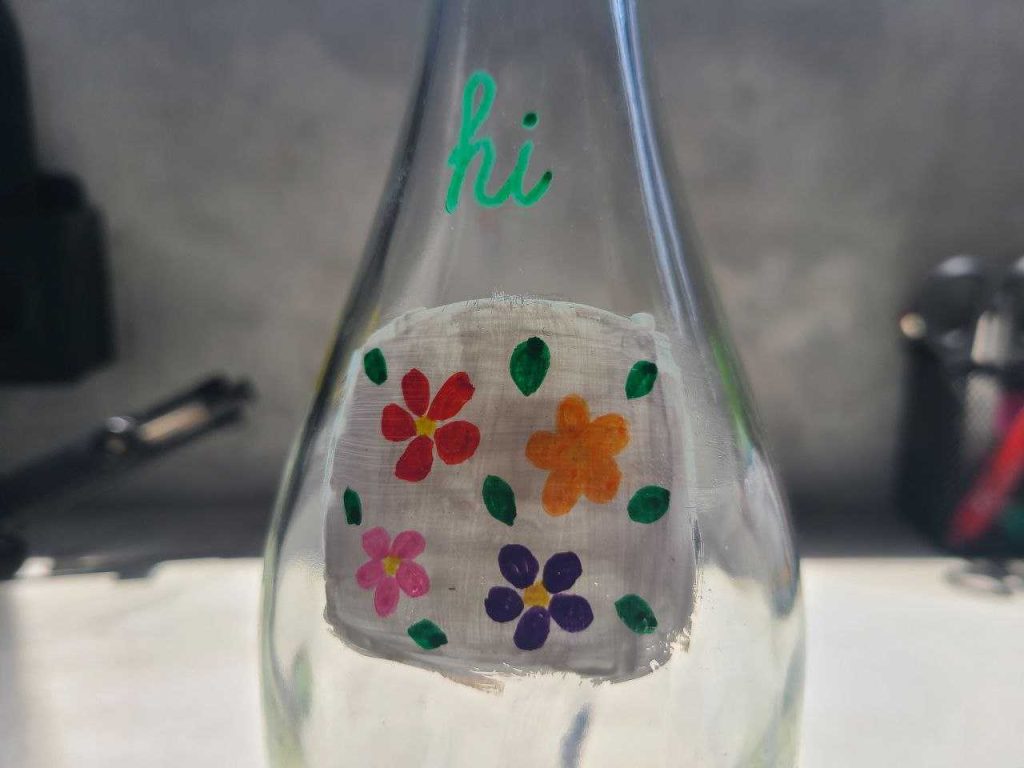 How to Paint Glass Bottles With Acrylic