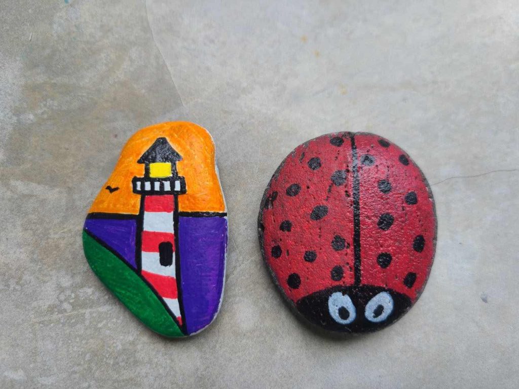 How to use Artistro paint pens on Rocks