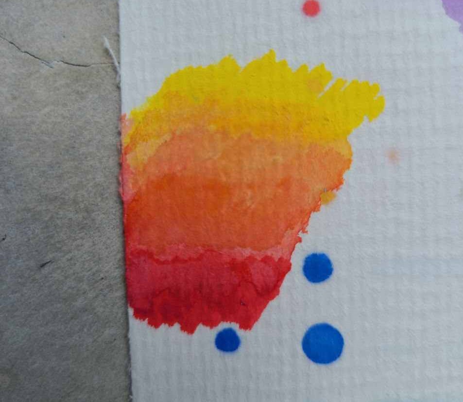 Washable Ink Pad, Round Ink Pad DIY Graffiti Stimulate Imagination Water  Based Paint For Scrapbook Green,Red,Orange,Black,Purple,Sky Blue 