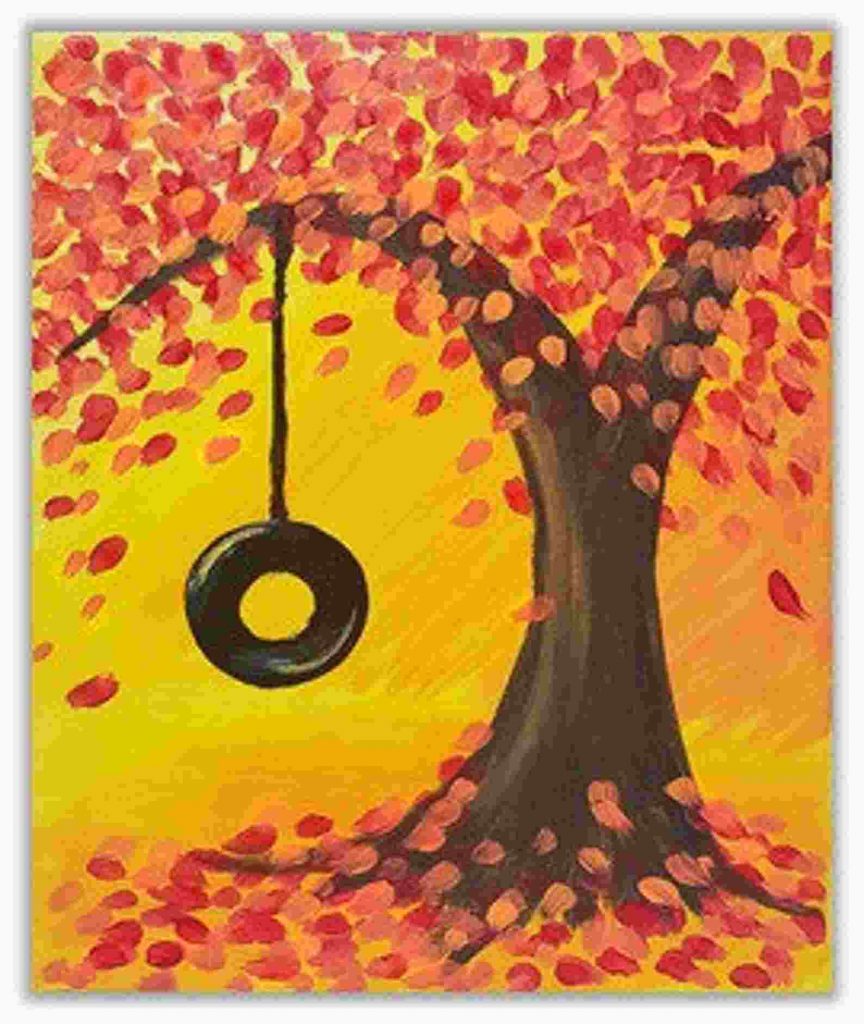 Canvas Acrylic Painting - Fall - VCreateDesigns - Paintings