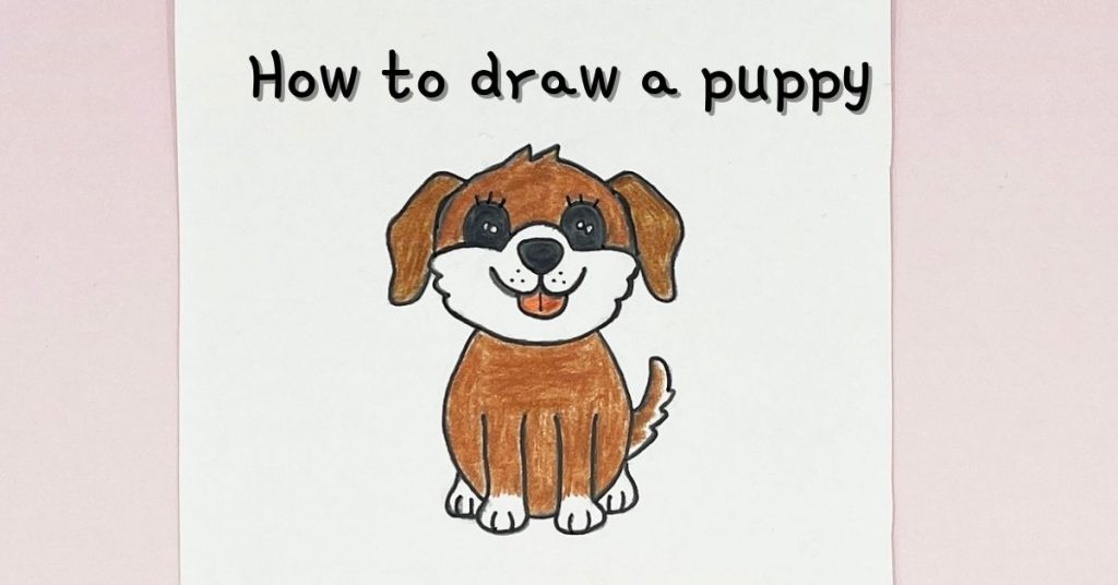 Easy puppy Painting Ideas for Beginners