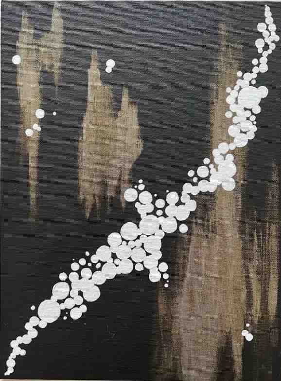 Black Canvas Painting Ideas