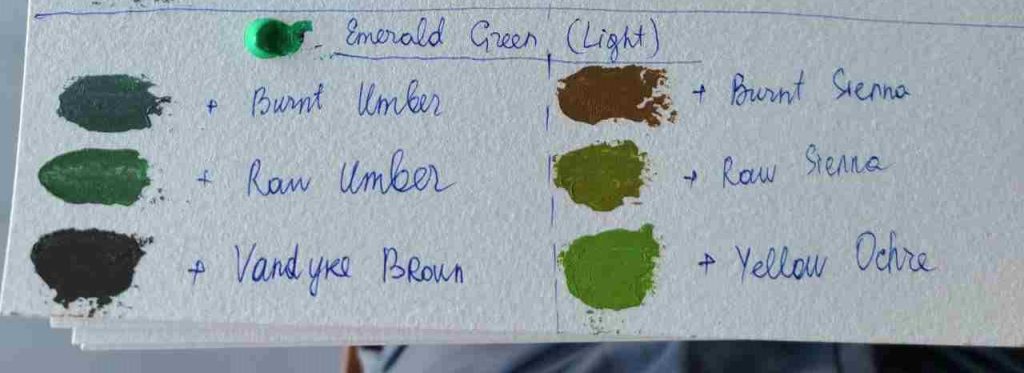 What color do you get when you mix green and tan