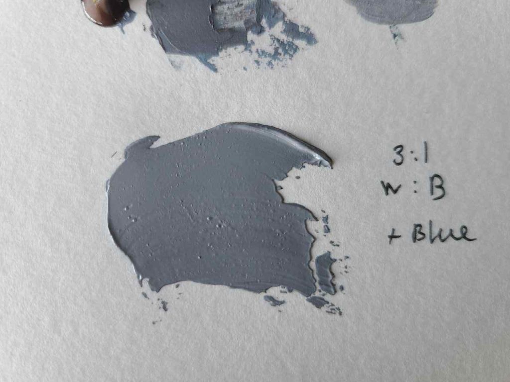 How to make steel color paint