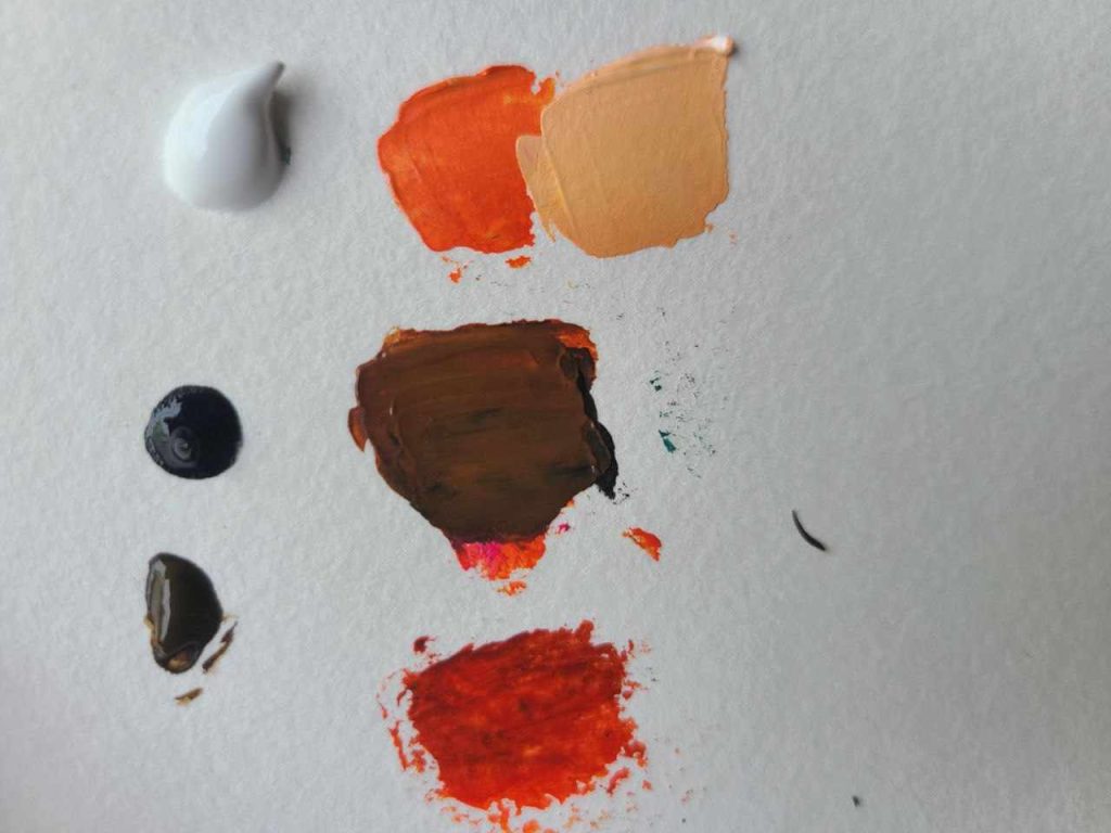 How to make darker shades or lighter tintsof orange
