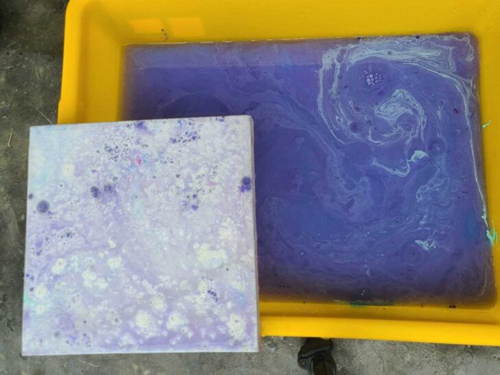 How To Hydro Dip With Acrylic Paint in 4 Steps? Dos & Donts Acrylic Painting School