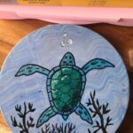 how to paint sea turtle